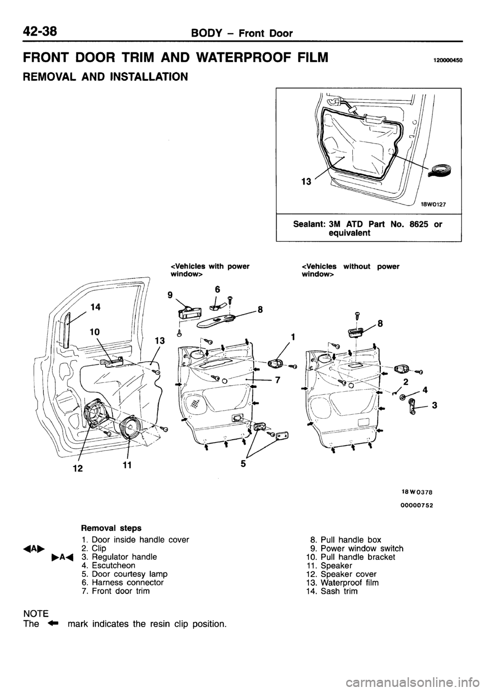 MITSUBISHI L400 1995  Workshop  Service Repair Manual 