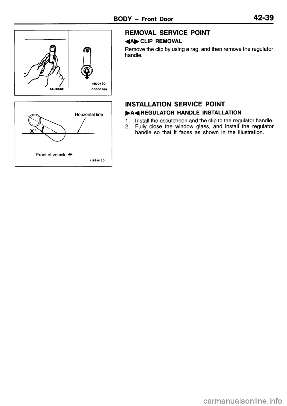 MITSUBISHI L400 1995  Workshop  Service Repair Manual 