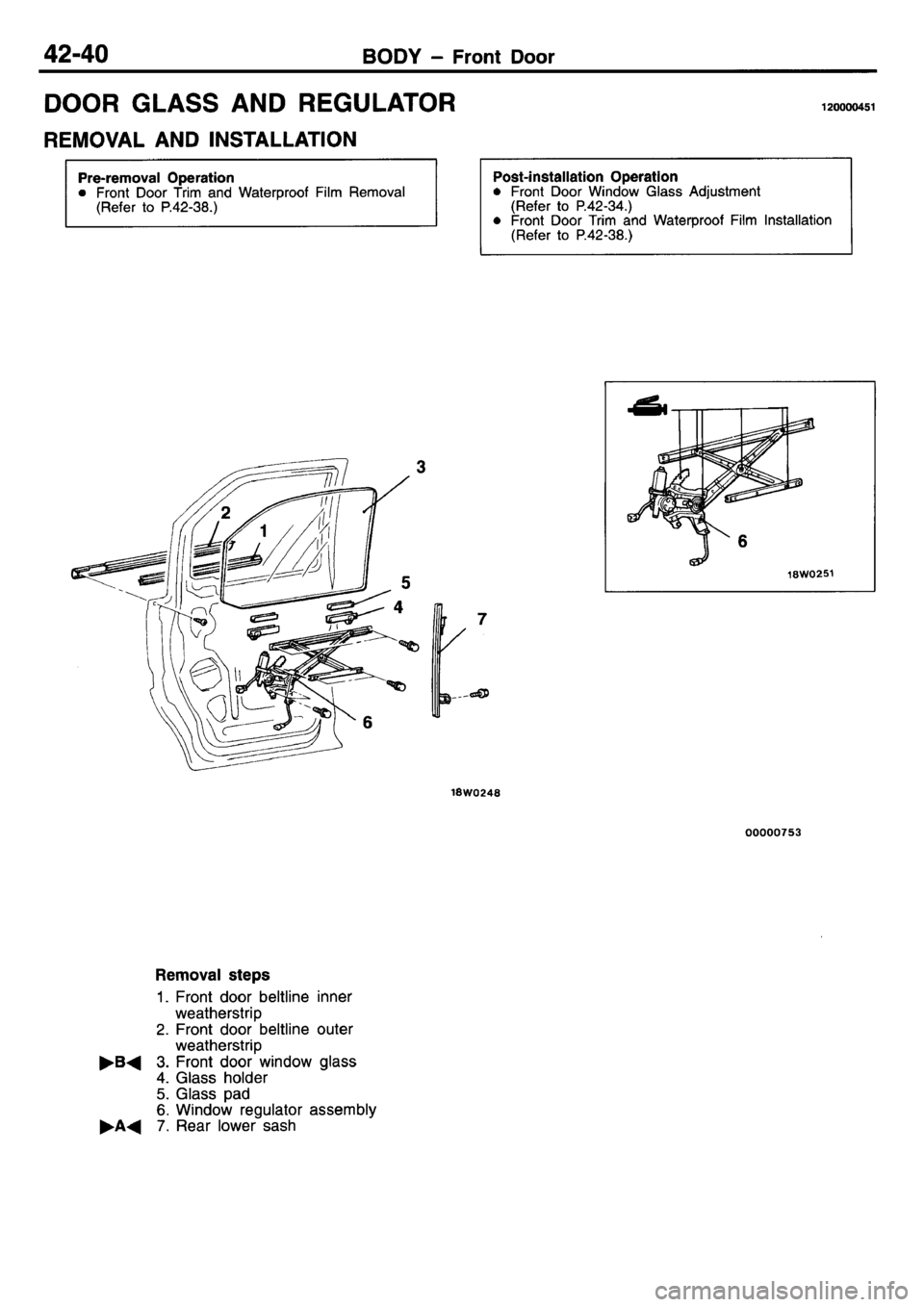 MITSUBISHI L400 1995  Workshop  Service Repair Manual 