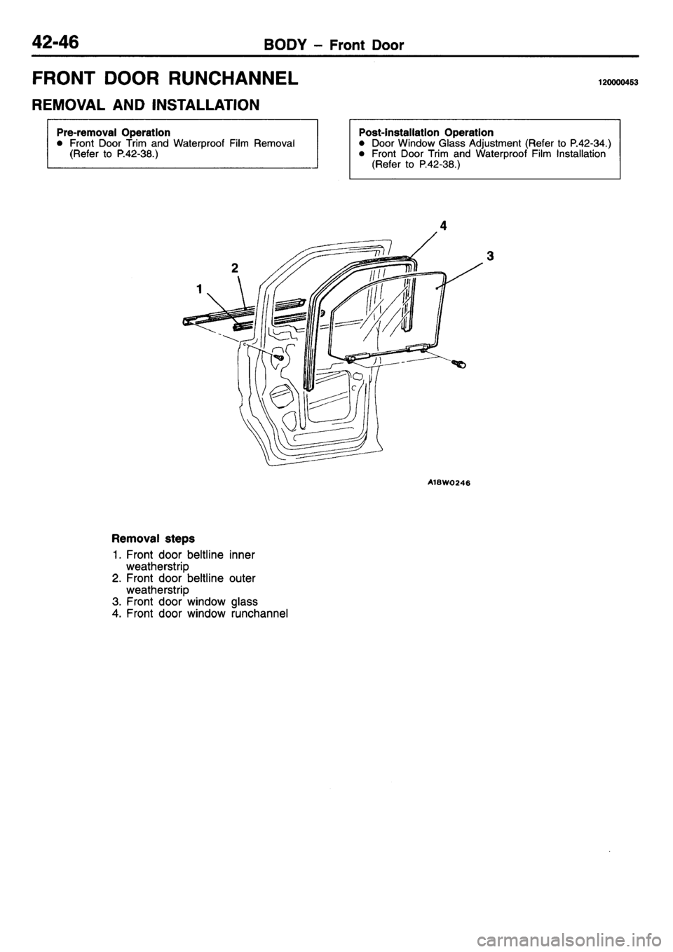 MITSUBISHI L400 1995  Workshop  Service Repair Manual 