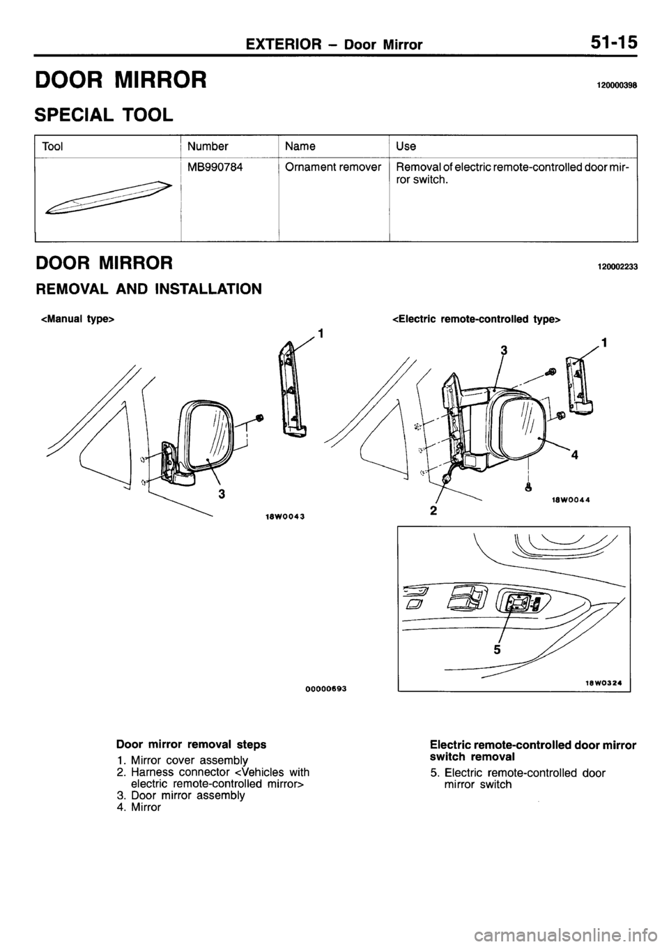 MITSUBISHI L400 1995 Workshop Service Repair Manual MITSUBISHI L400 1995 Workshop Service Repair Manual