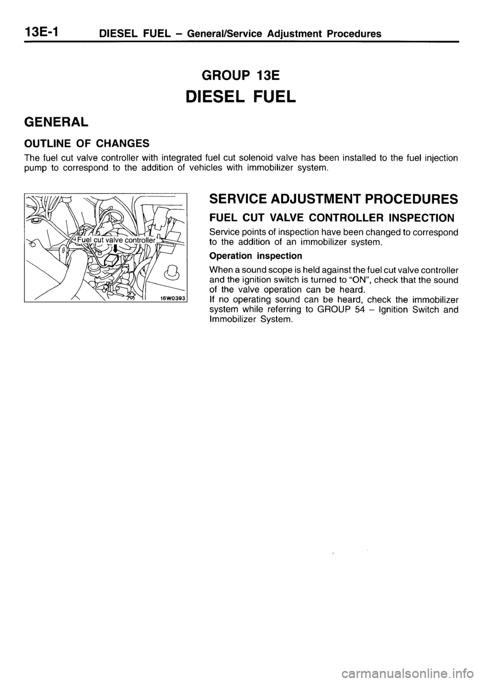 MITSUBISHI L400 1996 Workshop Service User Guide MITSUBISHI L400 1996 Workshop Service User Guide