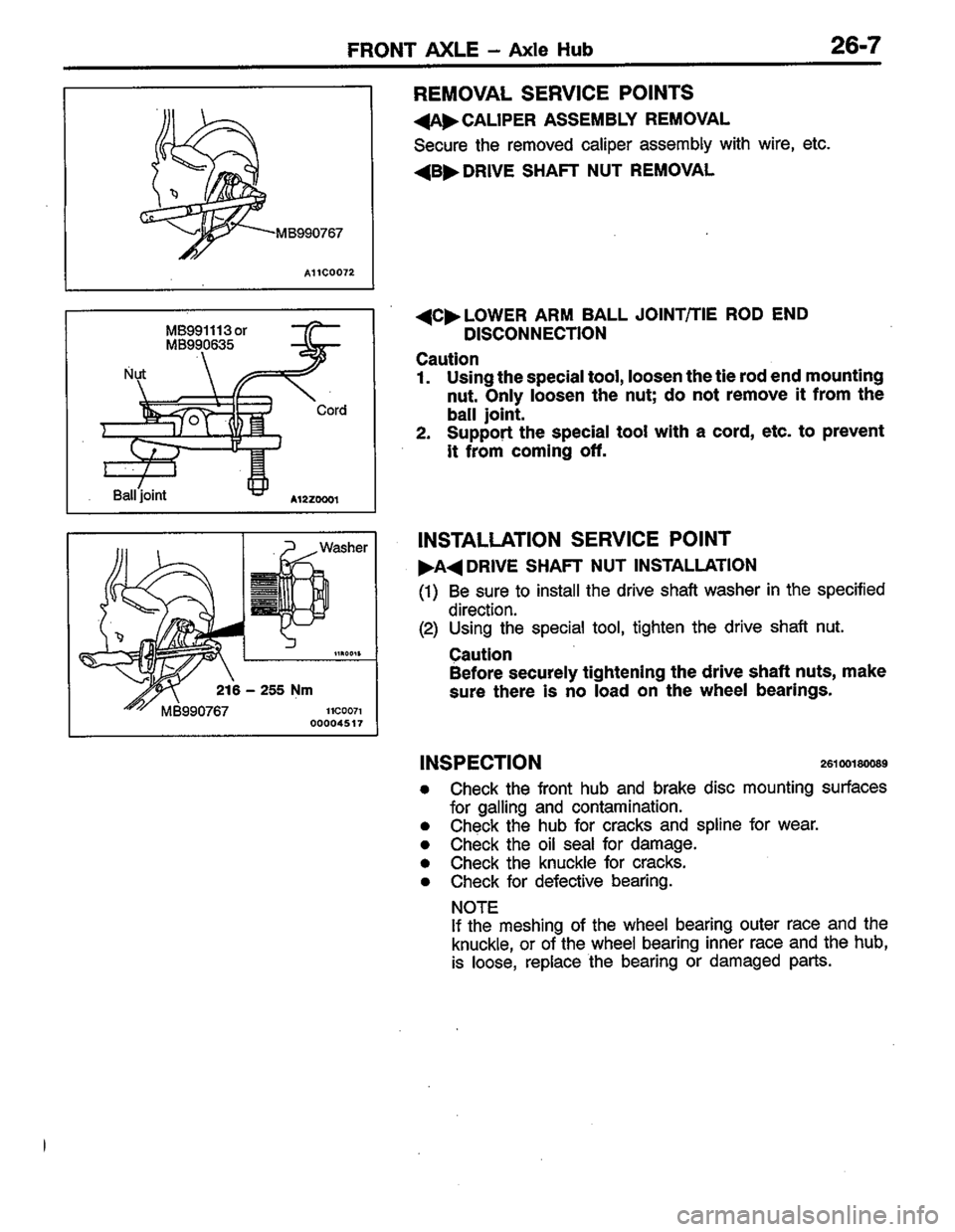 MITSUBISHI LANCER 1996 Workshop Service Repair Manual MITSUBISHI LANCER 1996 Workshop Service Repair Manual