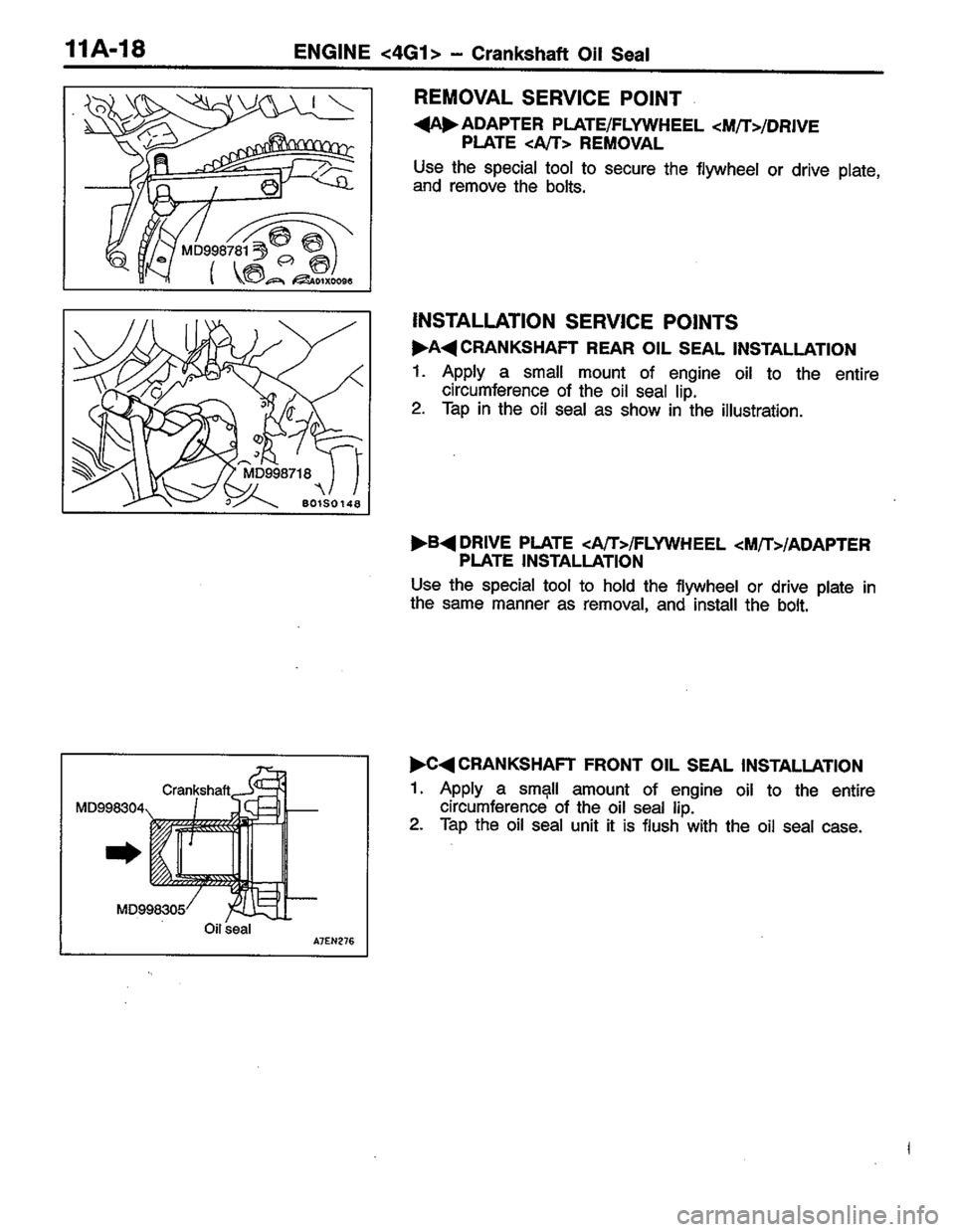 MITSUBISHI LANCER 1996 Workshop Service Workshop Manual MITSUBISHI LANCER 1996 Workshop Service Workshop Manual