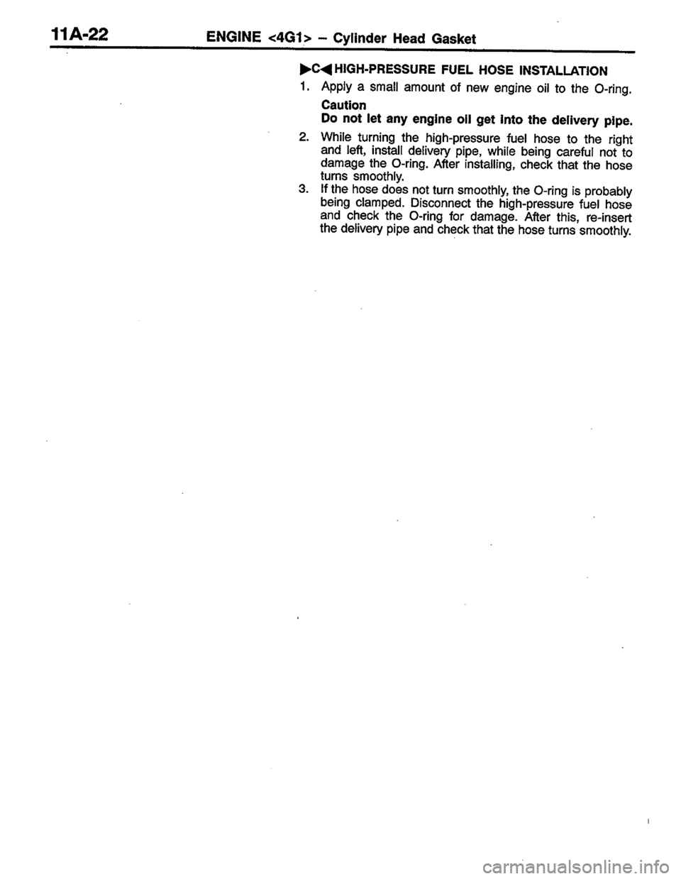MITSUBISHI LANCER 1996 Workshop Service Workshop Manual MITSUBISHI LANCER 1996 Workshop Service Workshop Manual