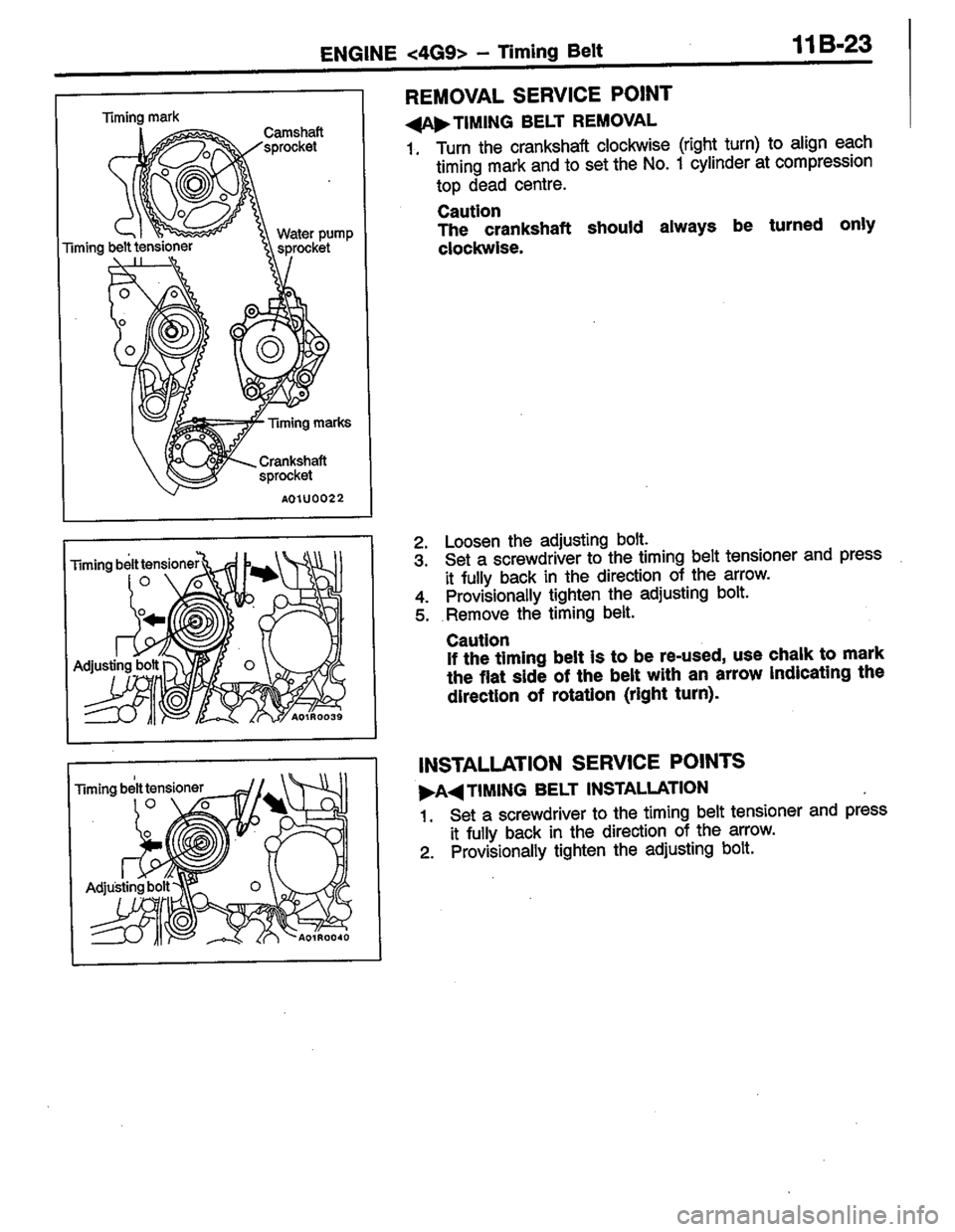 MITSUBISHI LANCER 1996 Workshop Service Manual Online MITSUBISHI LANCER 1996 Workshop Service Manual Online