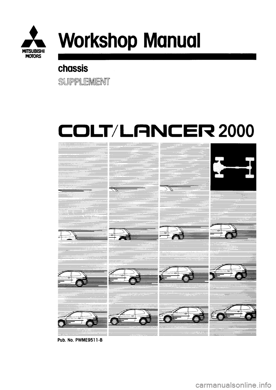MITSUBISHI LANCER 2000  Workshop Manual Suplement 