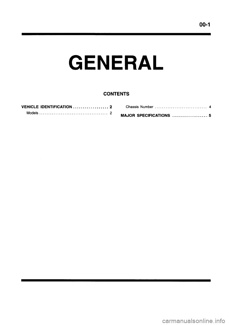 MITSUBISHI LANCER 2000 Workshop Manual Suplement MITSUBISHI LANCER 2000 Workshop Manual Suplement