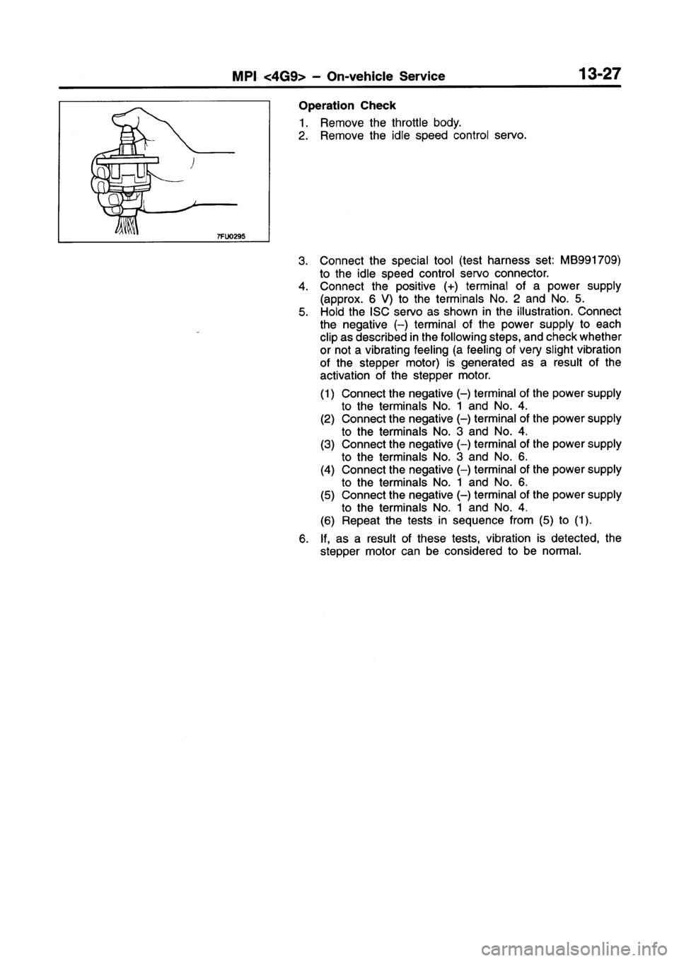 MITSUBISHI LANCER 2000 Suplement Owners Guide MITSUBISHI LANCER 2000 Suplement Owners Guide