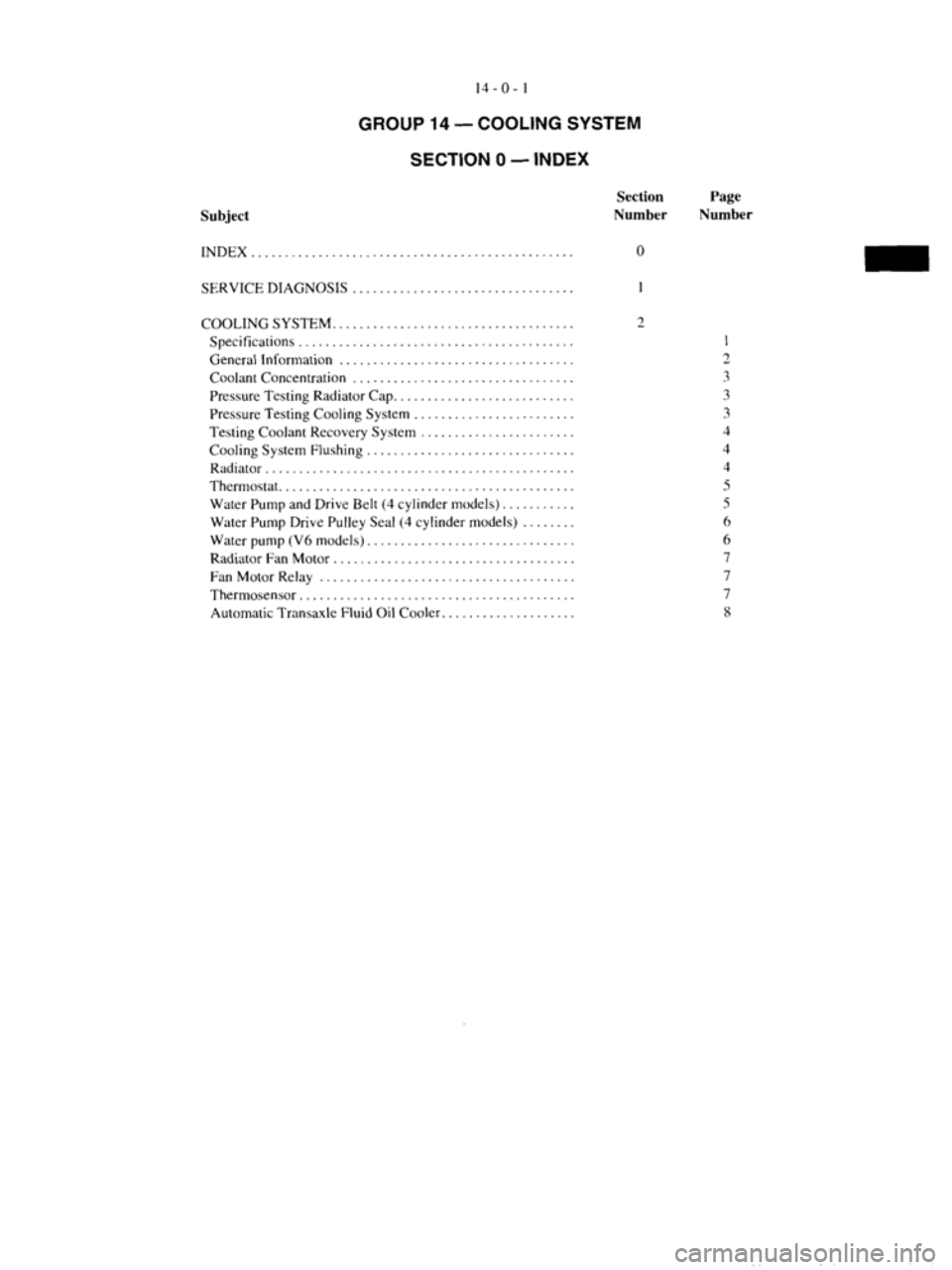 MITSUBISHI MAGNA 2005 Workshop Manual MITSUBISHI MAGNA 2005 Workshop Manual