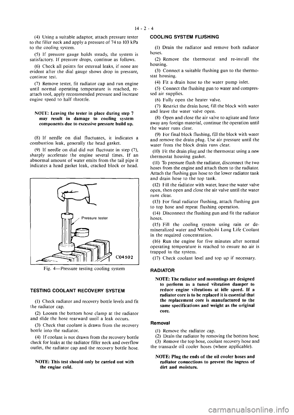 MITSUBISHI MAGNA 2005 Workshop Manual MITSUBISHI MAGNA 2005 Workshop Manual