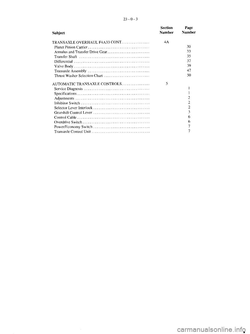 MITSUBISHI MAGNA 2005 Workshop Manual MITSUBISHI MAGNA 2005 Workshop Manual
