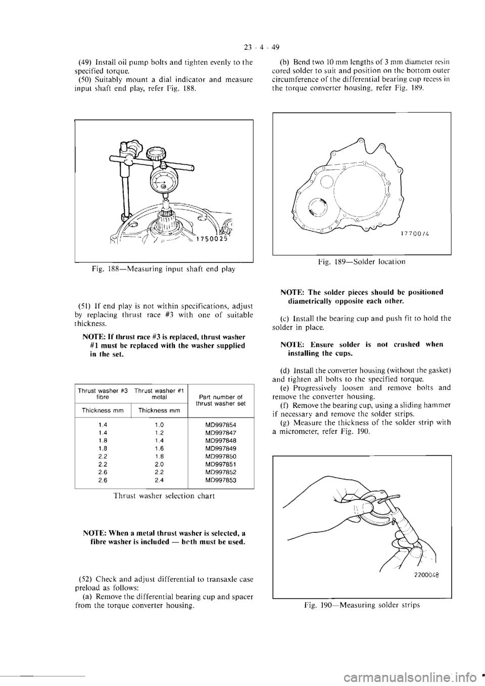 MITSUBISHI MAGNA 2005  Workshop Manual 