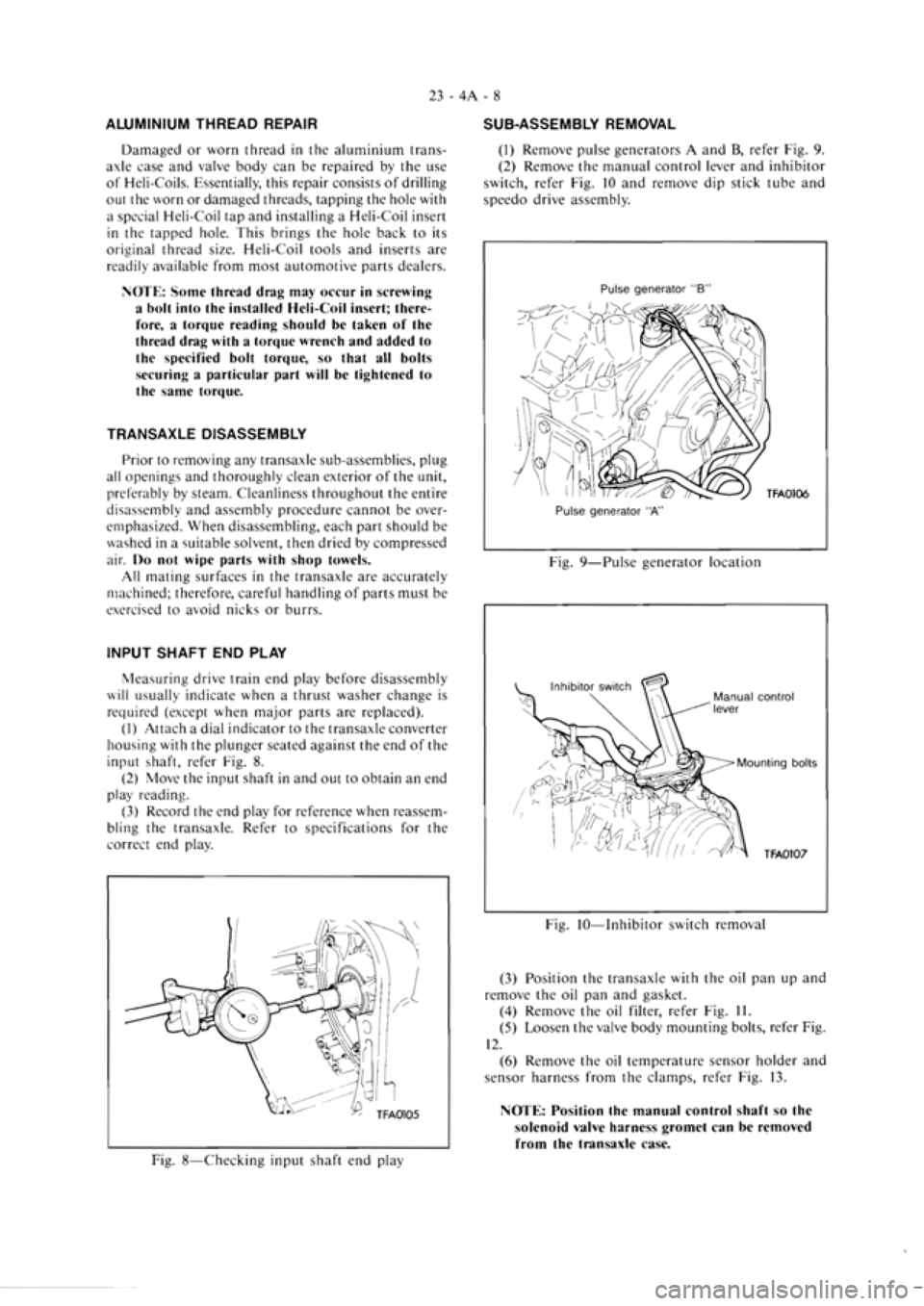 MITSUBISHI MAGNA 2005 Workshop Manual MITSUBISHI MAGNA 2005 Workshop Manual
