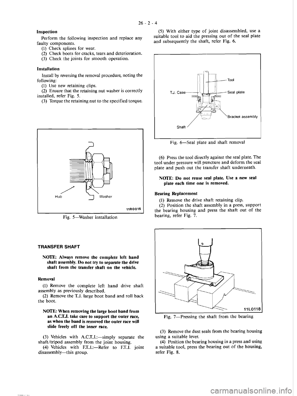 MITSUBISHI MAGNA 2005 Workshop Manual MITSUBISHI MAGNA 2005 Workshop Manual
