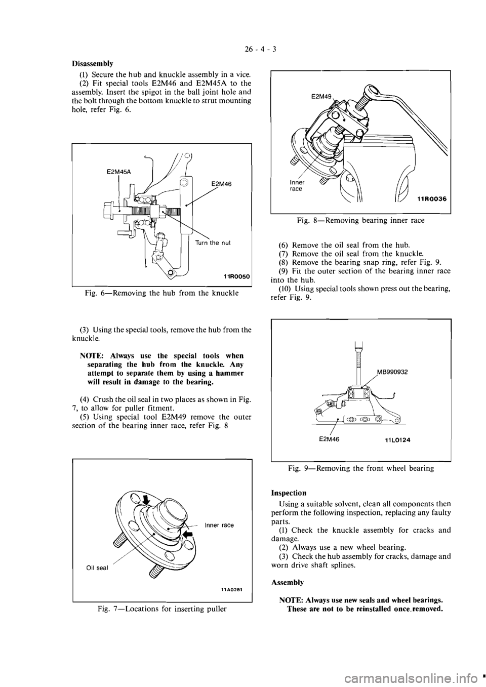 MITSUBISHI MAGNA 2005 Workshop Manual MITSUBISHI MAGNA 2005 Workshop Manual
