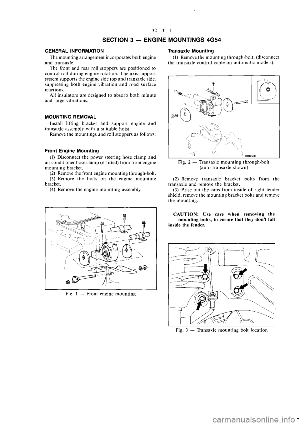 MITSUBISHI MAGNA 2005 Workshop Manual MITSUBISHI MAGNA 2005 Workshop Manual