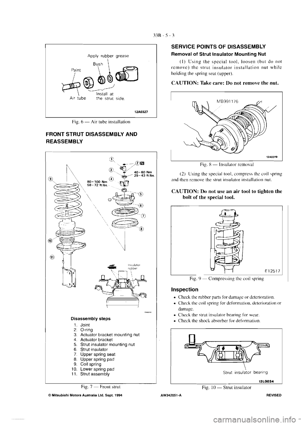 MITSUBISHI MAGNA 2005 Workshop Manual MITSUBISHI MAGNA 2005 Workshop Manual