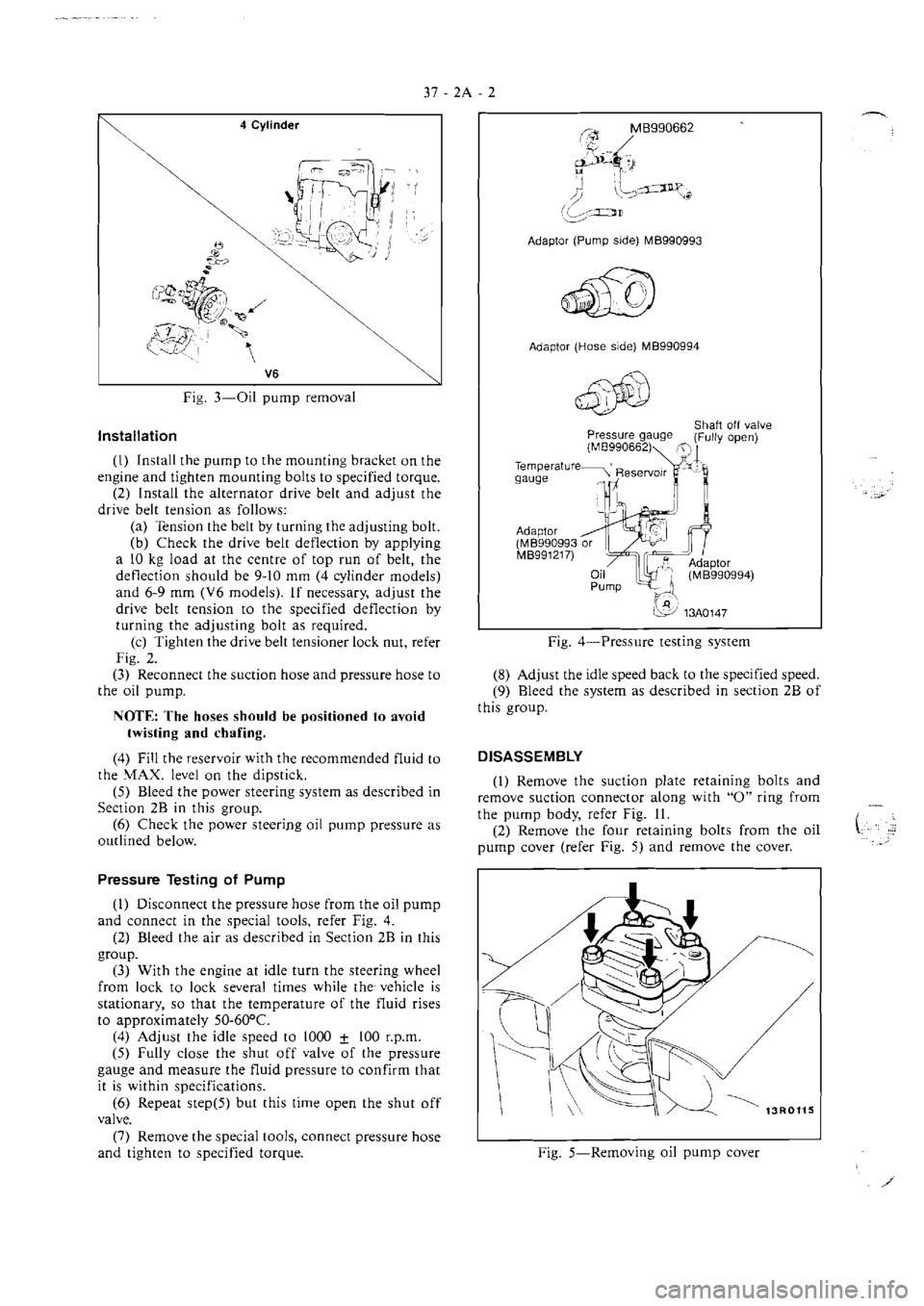MITSUBISHI MAGNA 2005 Workshop Manual MITSUBISHI MAGNA 2005 Workshop Manual