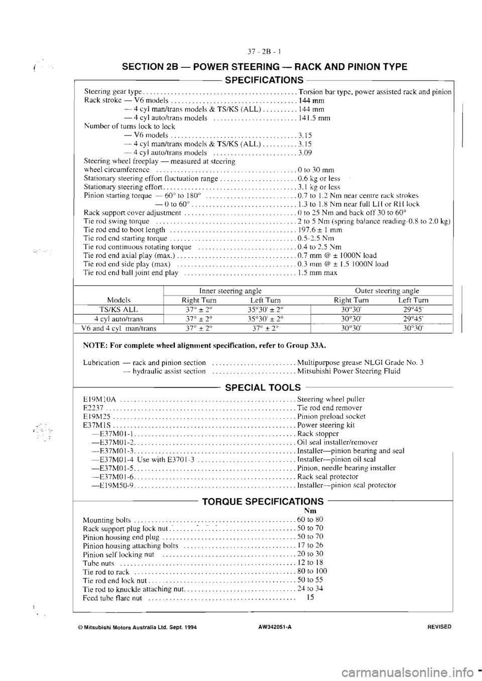 MITSUBISHI MAGNA 2005 Workshop Manual MITSUBISHI MAGNA 2005 Workshop Manual