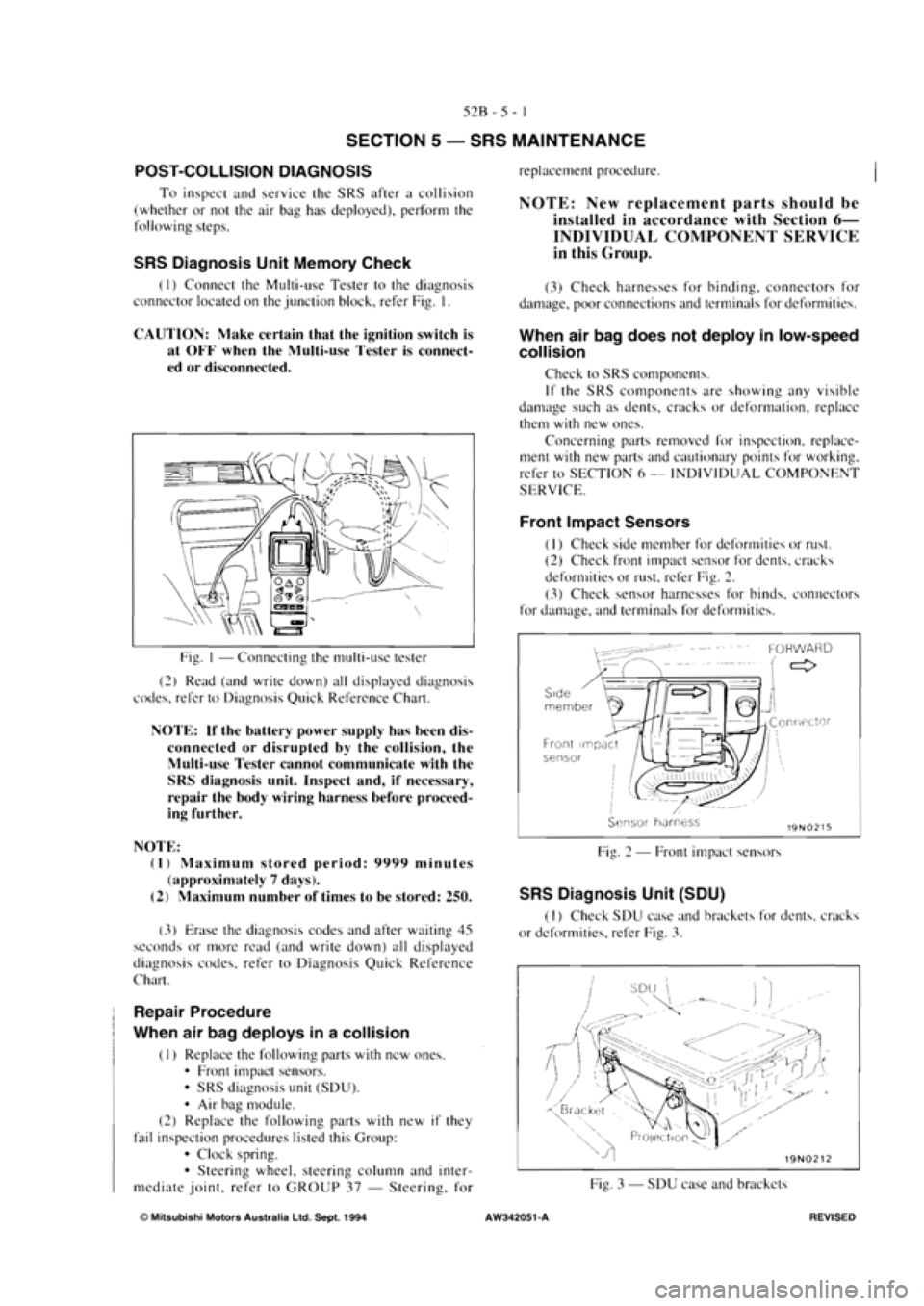 MITSUBISHI MAGNA 2005 Workshop Manual MITSUBISHI MAGNA 2005 Workshop Manual