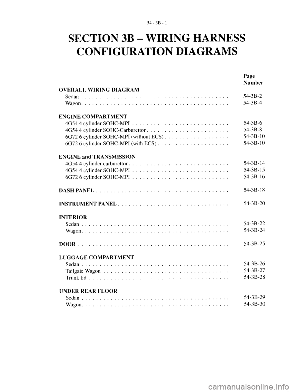 MITSUBISHI MAGNA 2005  Workshop Manual 