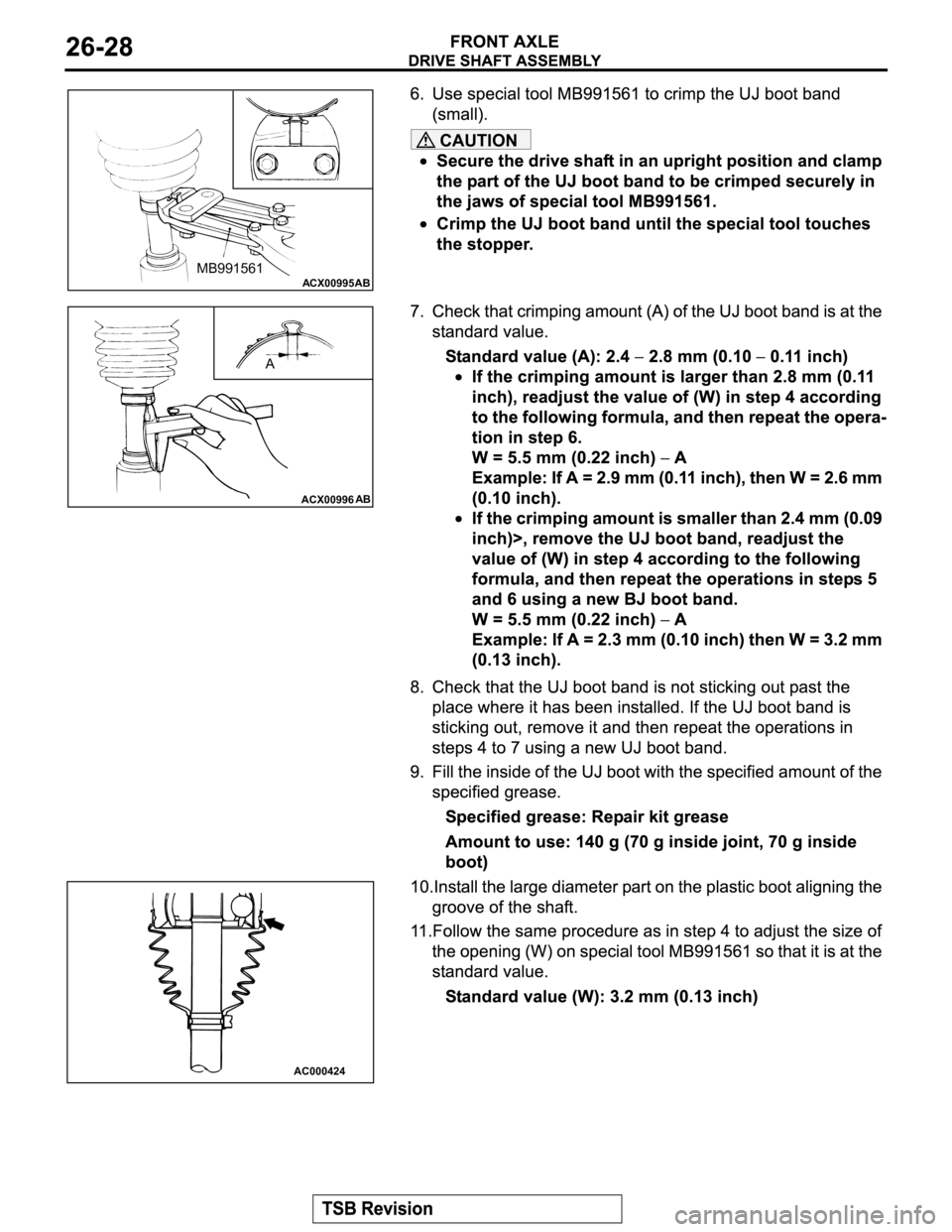 MITSUBISHI MONTERO 2003 Service Repair Manual CAUTION
ACX00995ABMB991561
ACX00996AB
A
AC000424 MITSUBISHI MONTERO 2003 Service Repair Manual CAUTION
ACX00995ABMB991561
ACX00996AB
A
AC000424