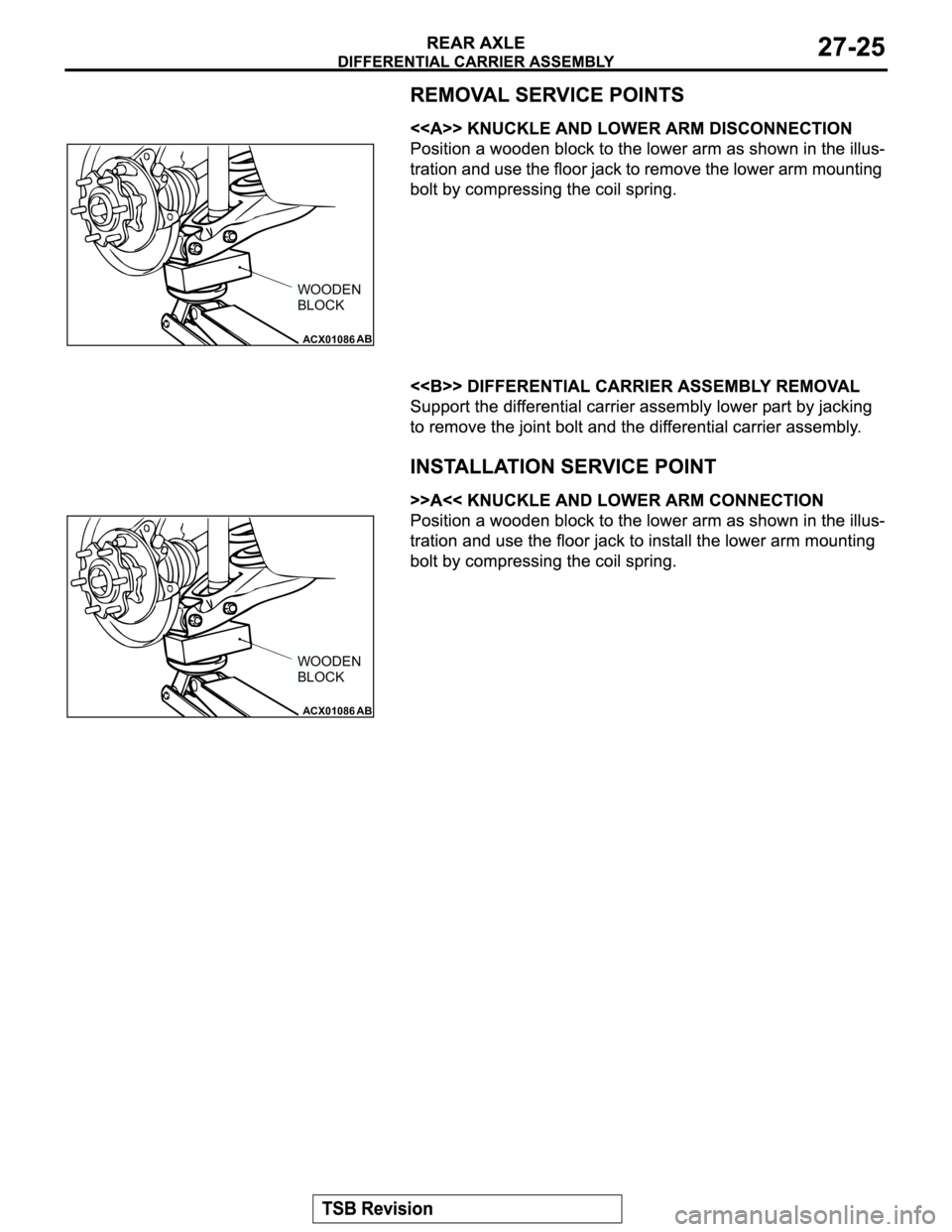 MITSUBISHI MONTERO 2003 Service Repair Manual ACX01086AB
WOODEN
BLOCK
ACX01086AB
WOODEN
BLOCK MITSUBISHI MONTERO 2003 Service Repair Manual ACX01086AB
WOODEN
BLOCK
ACX01086AB
WOODEN
BLOCK