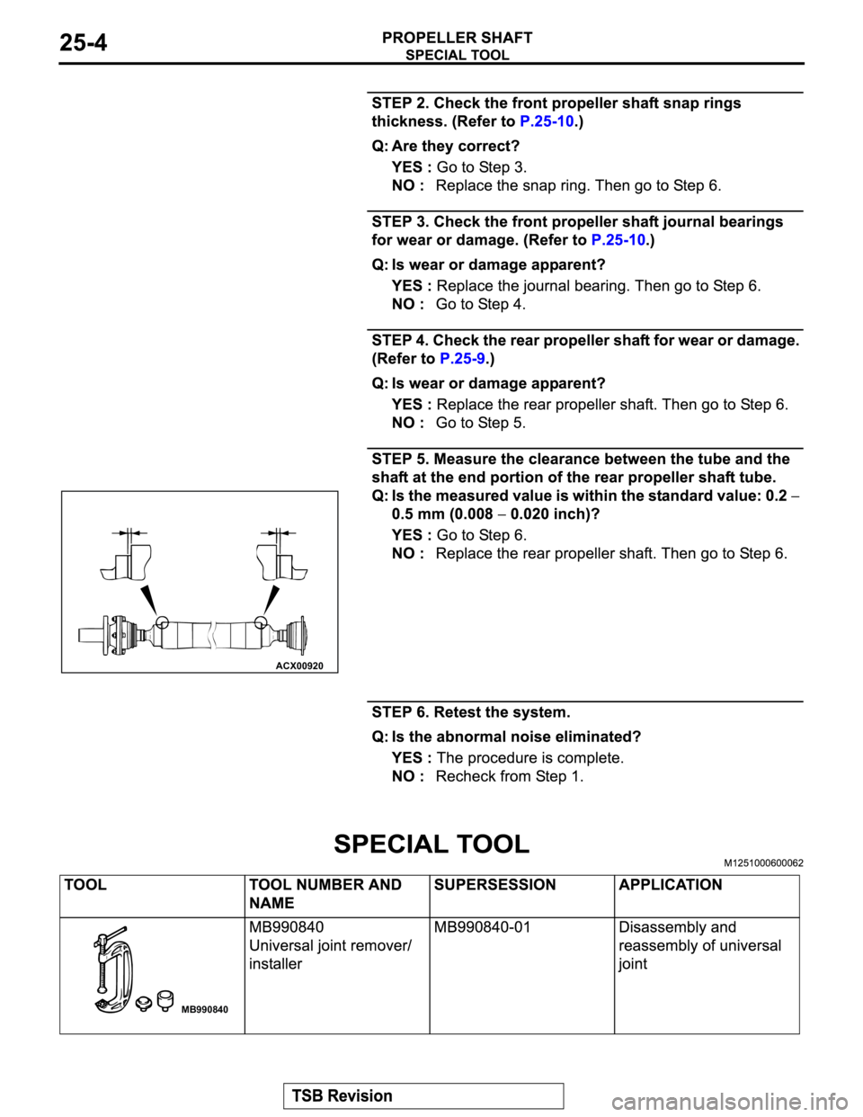 MITSUBISHI MONTERO 2003 Service Repair Manual ACX00920
MB990840 MITSUBISHI MONTERO 2003 Service Repair Manual ACX00920
MB990840