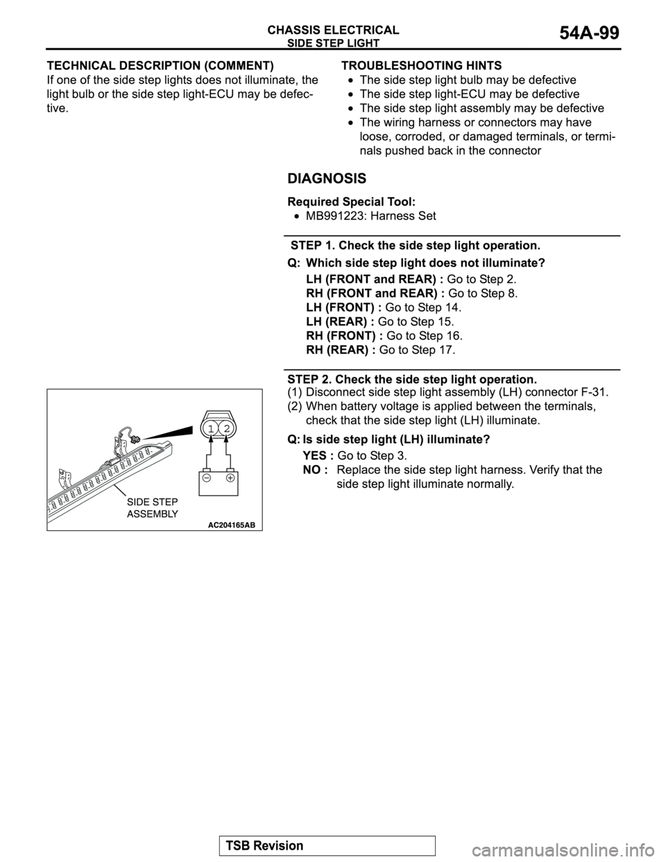 MITSUBISHI MONTERO 2004 Service Repair Manual MITSUBISHI MONTERO 2004 Service Repair Manual