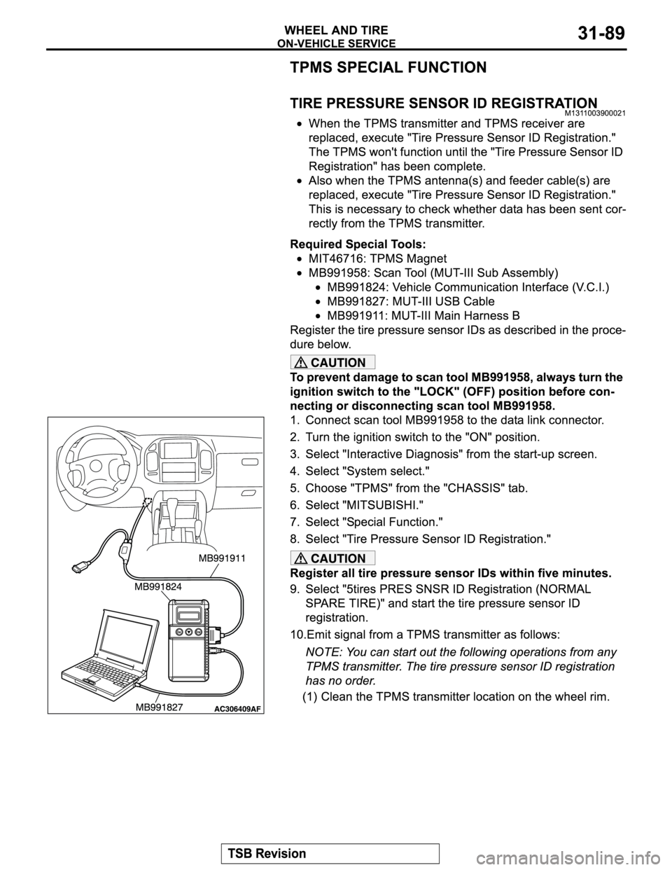 MITSUBISHI MONTERO 2004  Service User Guide 