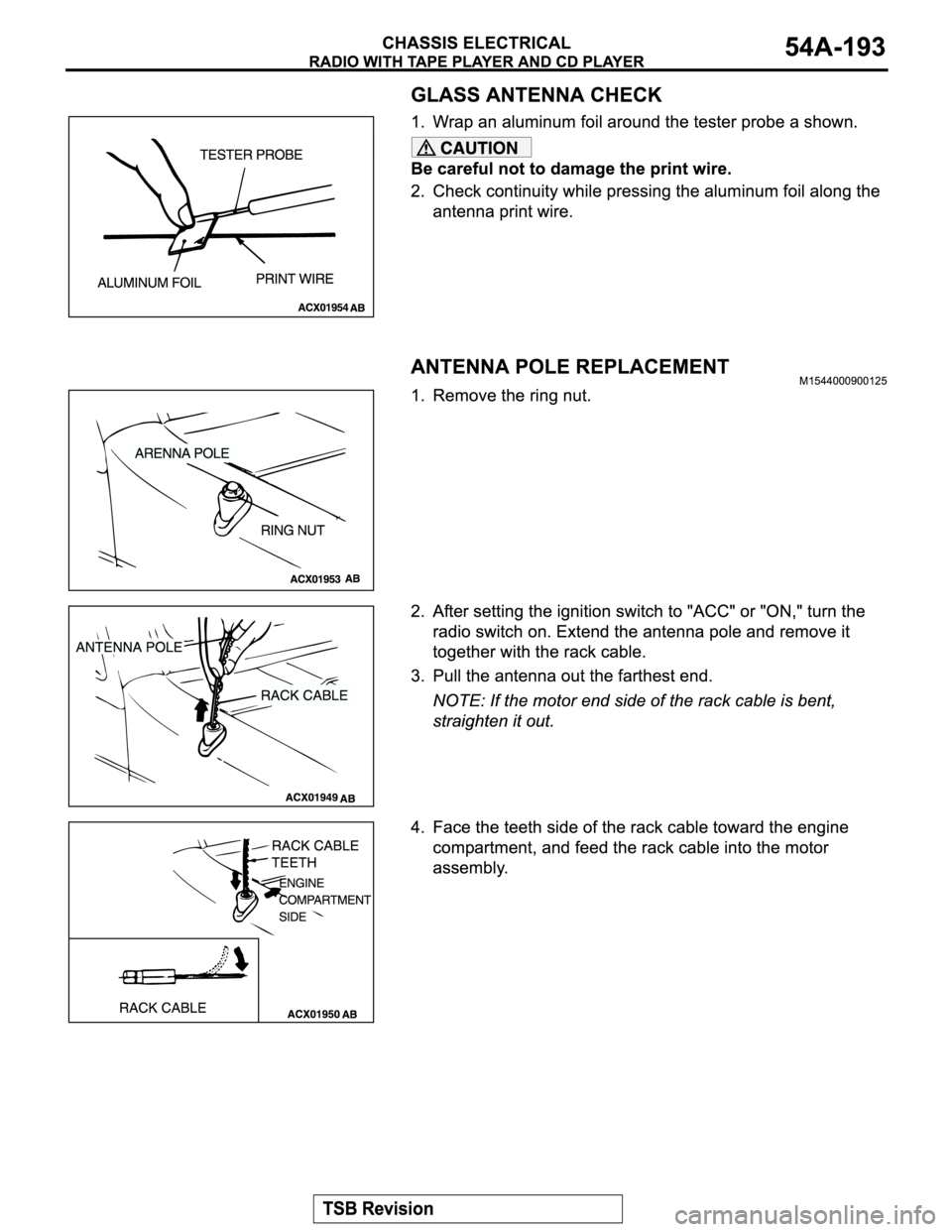 MITSUBISHI MONTERO 2004  Service Repair Manual 