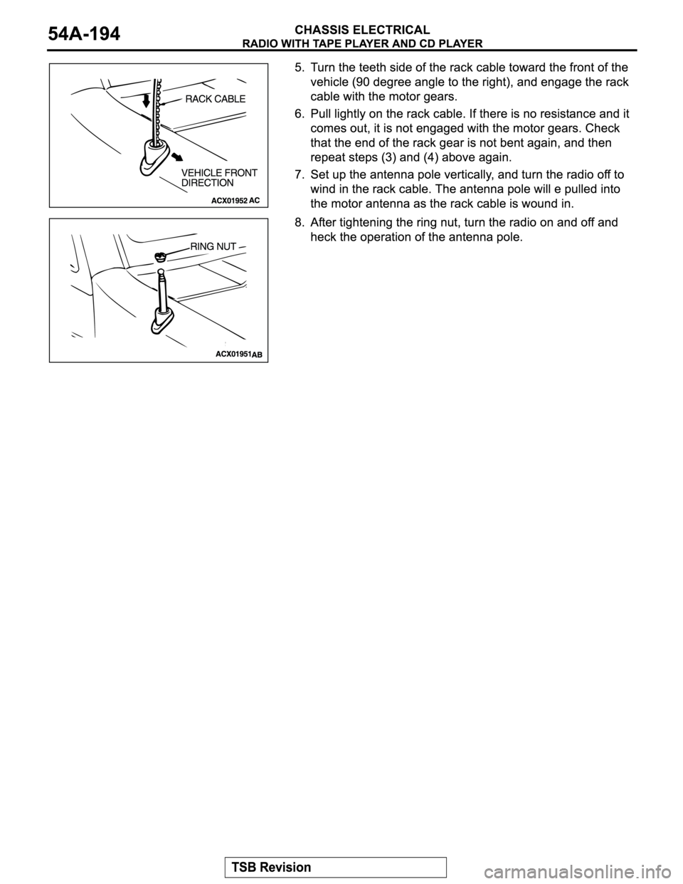 MITSUBISHI MONTERO 2004  Service Repair Manual 