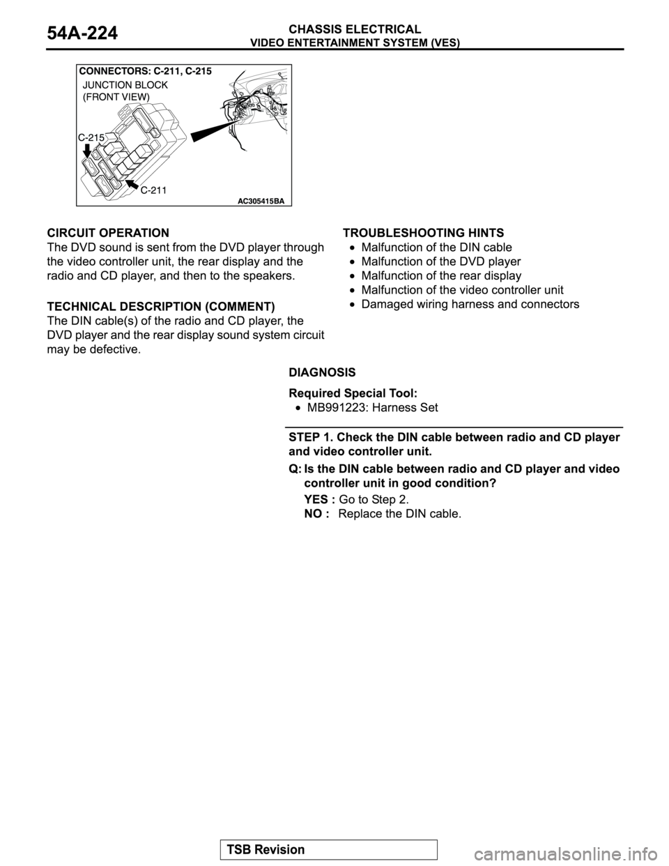 MITSUBISHI MONTERO 2004  Service Repair Manual 