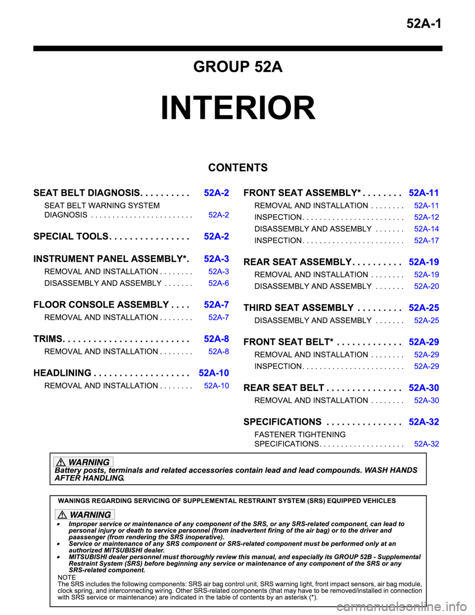 MITSUBISHI MONTERO 2004 Service Repair Manual MITSUBISHI MONTERO 2004 Service Repair Manual