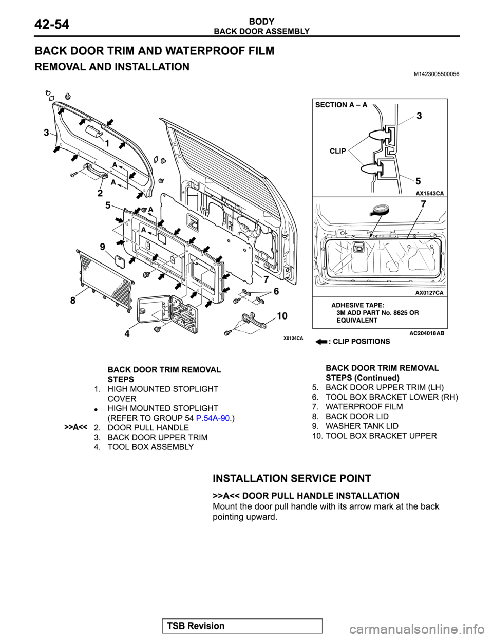MITSUBISHI MONTERO 2004 Service Repair Manual MITSUBISHI MONTERO 2004 Service Repair Manual