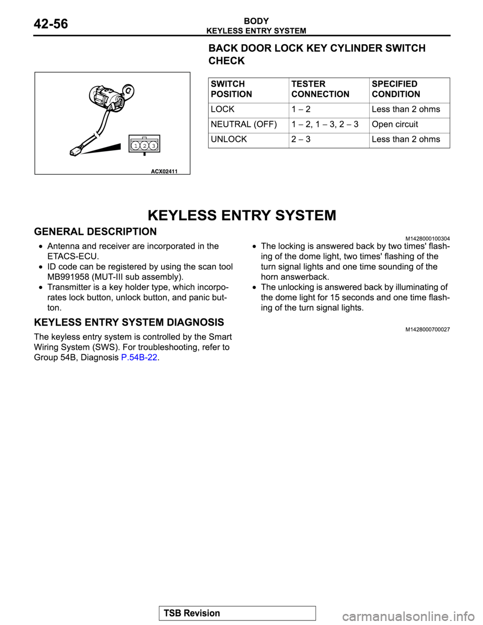 MITSUBISHI MONTERO 2004  Service Repair Manual 