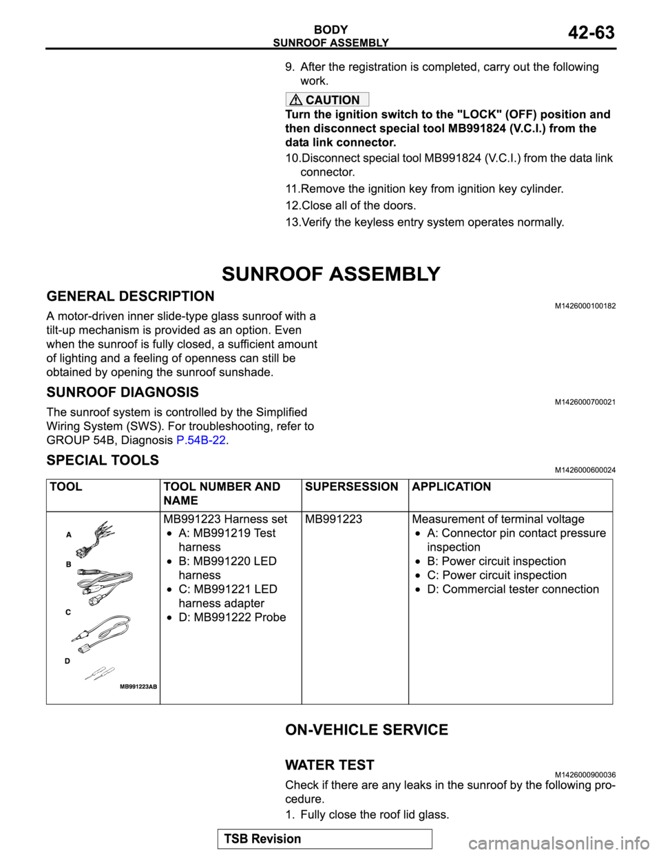 MITSUBISHI MONTERO 2004  Service Repair Manual 