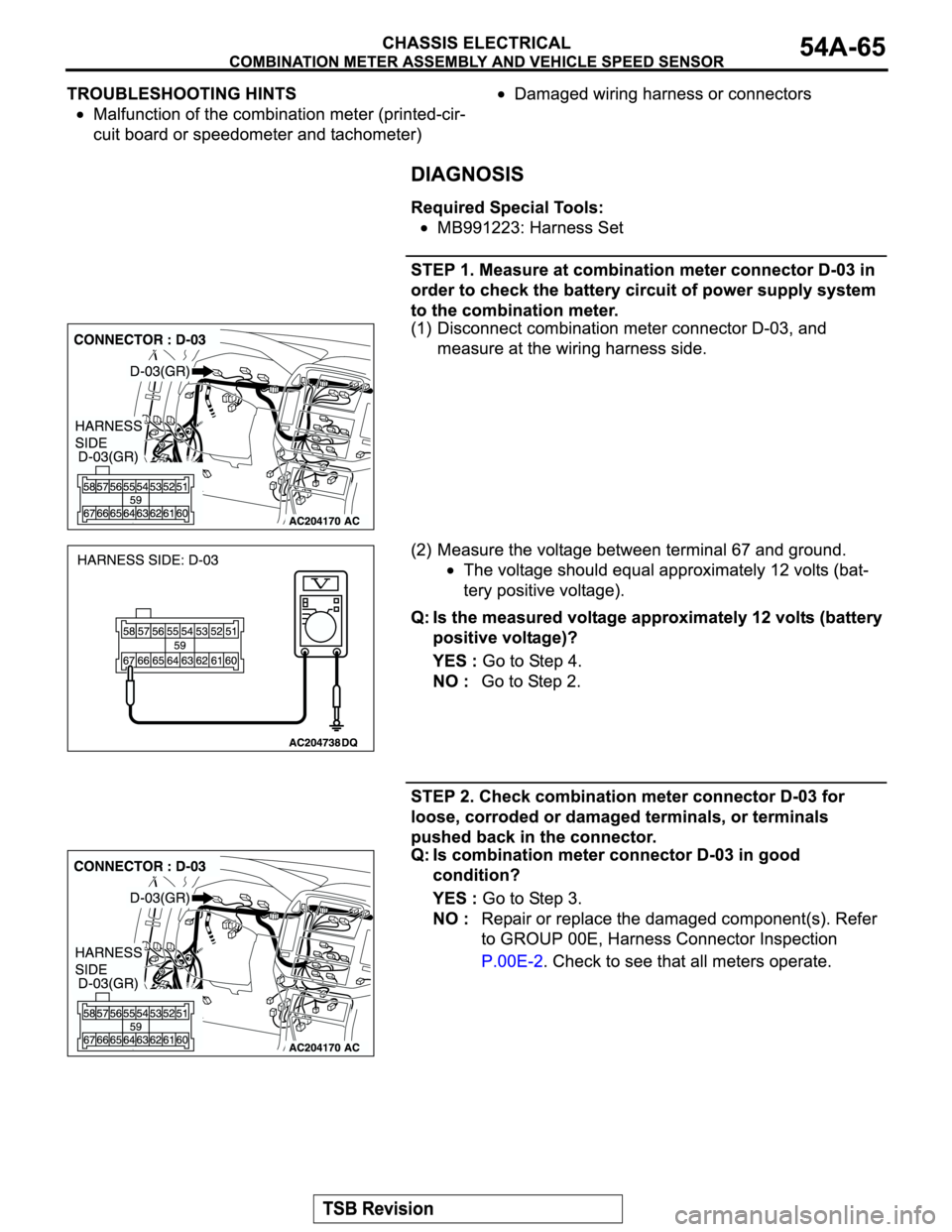 MITSUBISHI MONTERO 2004 Service Owners Manual MITSUBISHI MONTERO 2004 Service Owners Manual