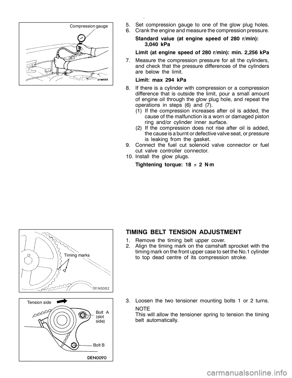 MITSUBISHI MONTERO 2000 Service Repair Manual T
im in g mark s T
e nsio n sid e
Bolt B B
olt A
( s lo t
s id e)
w
ww.W ork sh opM an uals .c o .u k
P urc h ased f r o m w ww.W ork sh opM an uals .c o .u k MITSUBISHI MONTERO 2000 Service Repair Manual T
im in g mark s T
e nsio n sid e
Bolt B B
olt A
( s lo t
s id e)
w
ww.W ork sh opM an uals .c o .u k
P urc h ased f r o m w ww.W ork sh opM an uals .c o .u k