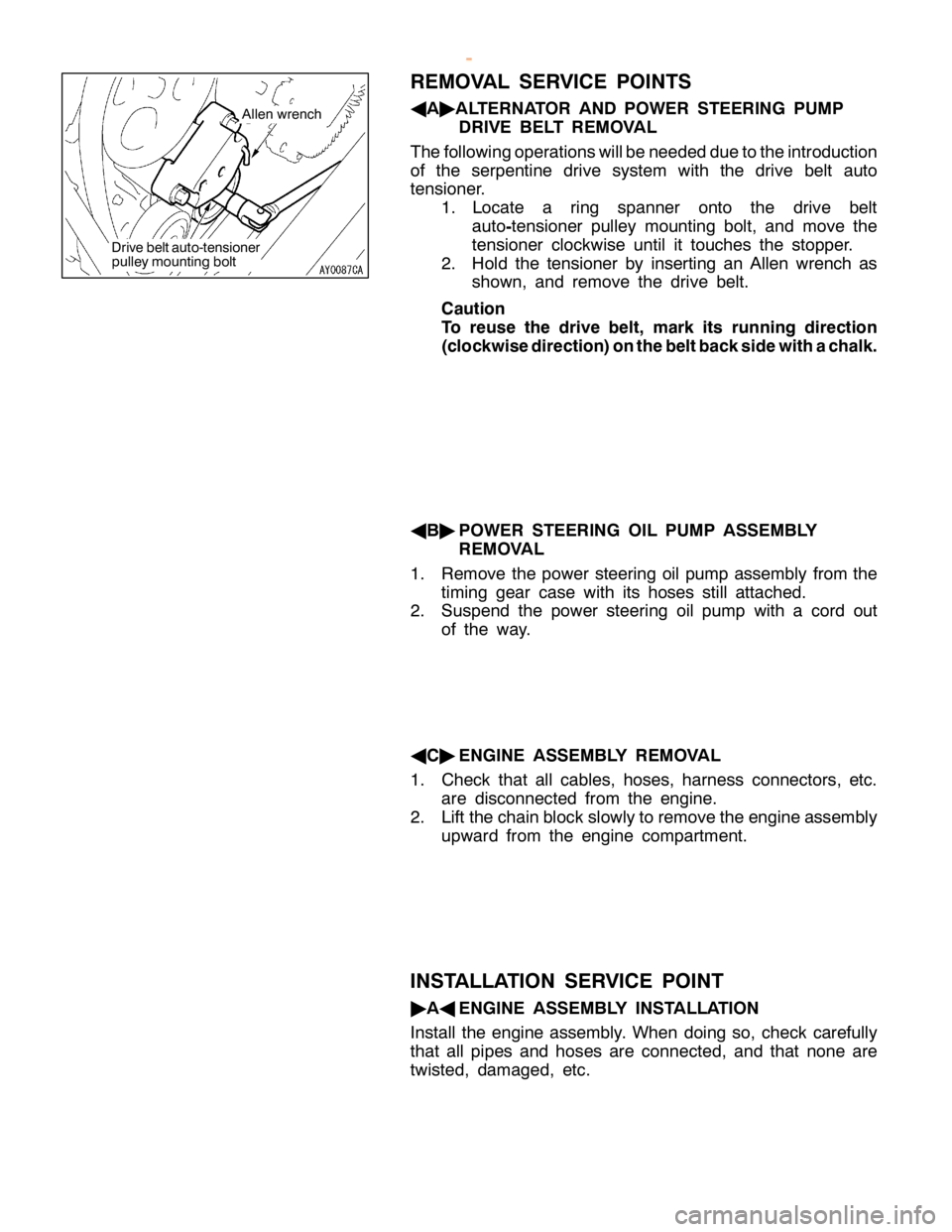 MITSUBISHI MONTERO 2000  Service Repair Manual 