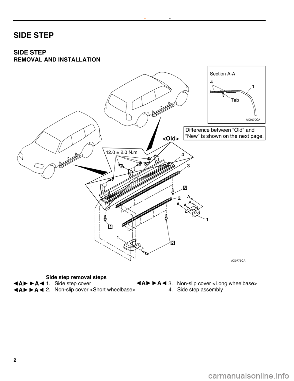 MITSUBISHI MONTERO 2000 Service Repair Manual MITSUBISHI MONTERO 2000 Service Repair Manual