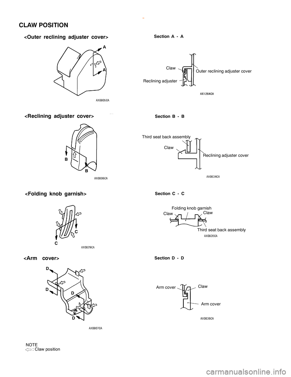 MITSUBISHI MONTERO 2000 Service Repair Manual C
la w
C la w
C la w C
la w
C la w
R
eclin in g adju ste r O
ute r re clin in g adju ste r co ve r
R eclin in g adju ste r co ve r
T
hir d se atb ack asse m bly
Thir d se atb ack asse m bly
F
old in g MITSUBISHI MONTERO 2000 Service Repair Manual C
la w
C la w
C la w C
la w
C la w
R
eclin in g adju ste r O
ute r re clin in g adju ste r co ve r
R eclin in g adju ste r co ve r
T
hir d se atb ack asse m bly
Thir d se atb ack asse m bly
F
old in g
