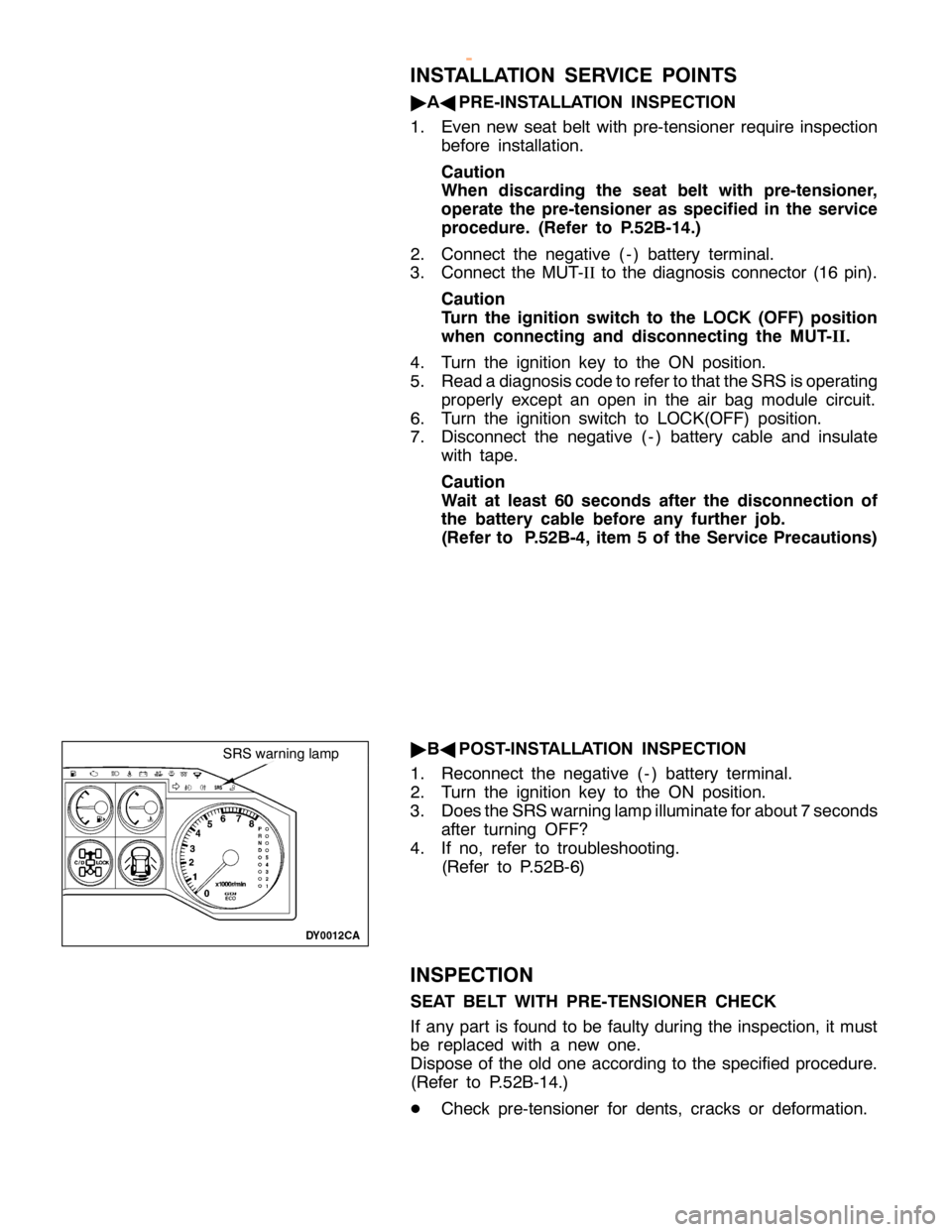 MITSUBISHI MONTERO 2000 Service Repair Manual MITSUBISHI MONTERO 2000 Service Repair Manual