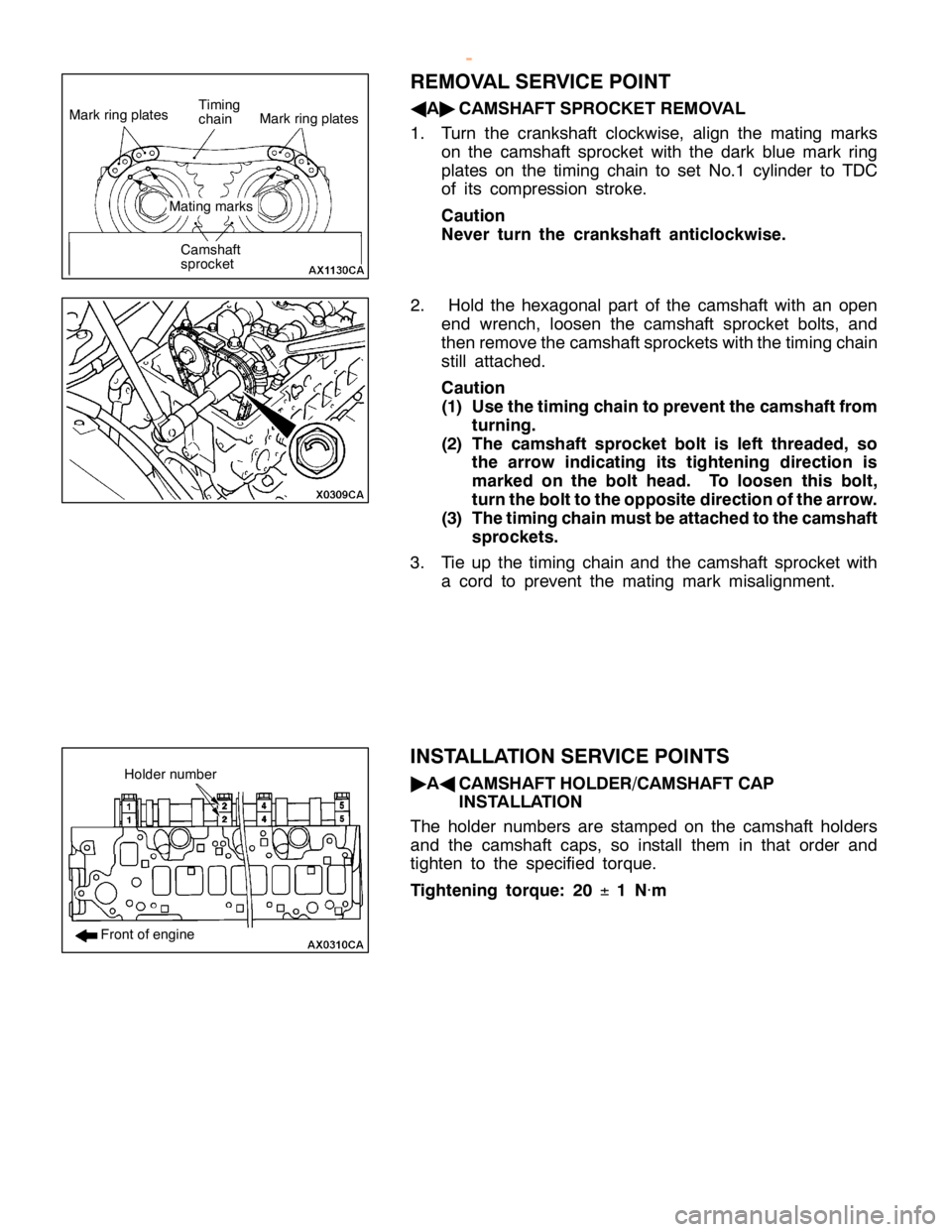 MITSUBISHI MONTERO 2000 Service Repair Manual M
ark rin g pla te s T
im in g
c h ain C
am sh aft
s p ro cke t M
atin g mark s F
ro nt ofe ngin e H
old er num ber
w
ww.W ork sh opM an uals .c o .u k
P urc h ased f r o m w ww.W ork sh opM an uals MITSUBISHI MONTERO 2000 Service Repair Manual M
ark rin g pla te s T
im in g
c h ain C
am sh aft
s p ro cke t M
atin g mark s F
ro nt ofe ngin e H
old er num ber
w
ww.W ork sh opM an uals .c o .u k
P urc h ased f r o m w ww.W ork sh opM an uals