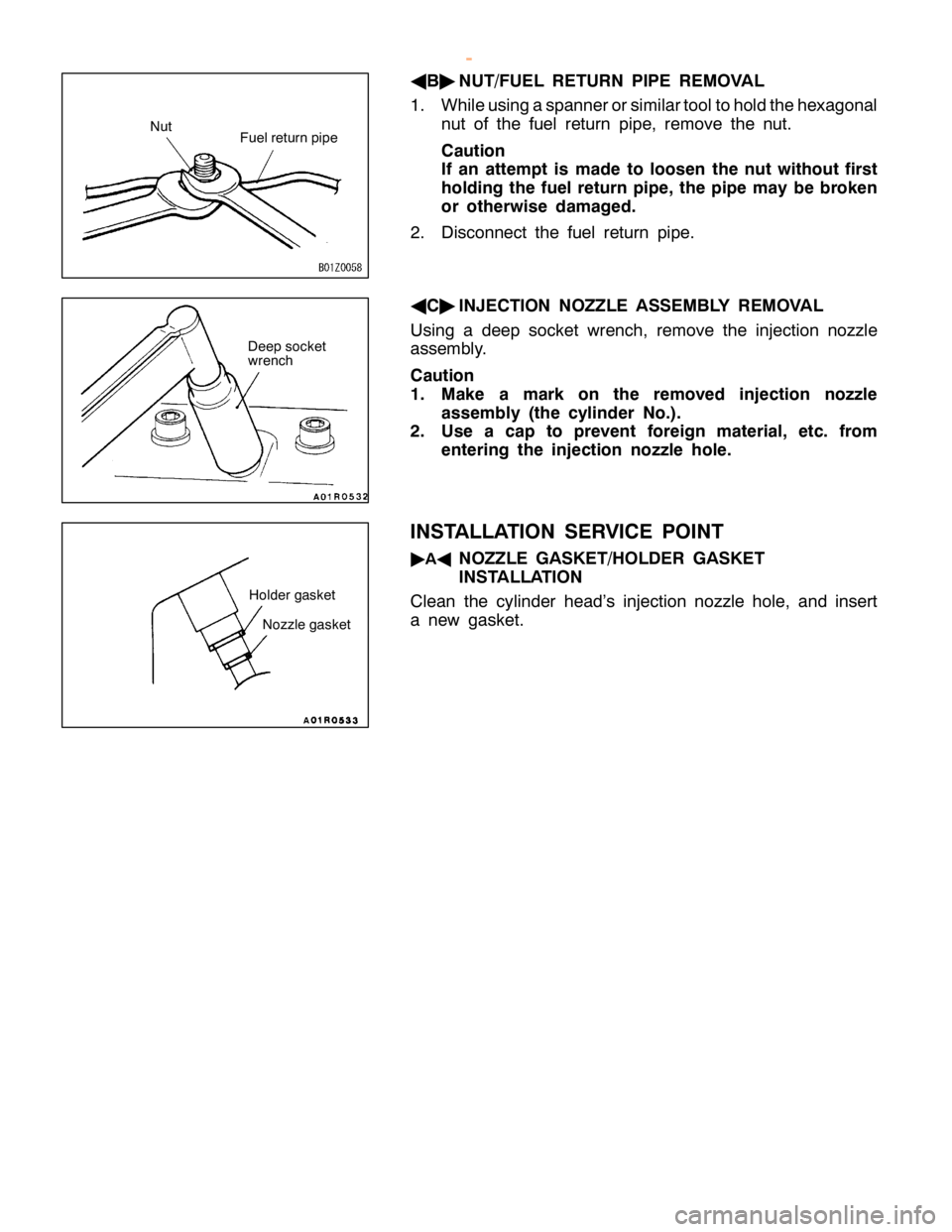 MITSUBISHI MONTERO 2000 Service Repair Manual F
uelre tu rn pip e D
eep so cke t
w re nch H
old er gaske t N
ozzle gaske t
w
ww.W ork sh opM an uals .c o .u k
P urc h ased f r o m w ww.W ork sh opM an uals .c o .u k MITSUBISHI MONTERO 2000 Service Repair Manual F
uelre tu rn pip e D
eep so cke t
w re nch H
old er gaske t N
ozzle gaske t
w
ww.W ork sh opM an uals .c o .u k
P urc h ased f r o m w ww.W ork sh opM an uals .c o .u k