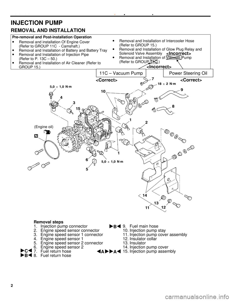 MITSUBISHI MONTERO 2000 Service Repair Manual P
um p
( R efe r to G RO UP 1 1C .
) j p p y g1
1C – V acu u m P um p <
In co rre ct>
< C orre ct>
( E ng in e o il)
w
ww.W ork sh opM an uals .c o .u k
P urc h ased f r o m w ww.W ork sh opM MITSUBISHI MONTERO 2000 Service Repair Manual P
um p
( R efe r to G RO UP 1 1C .
) j p p y g1
1C – V acu u m P um p <
In co rre ct>
< C orre ct>
( E ng in e o il)
w
ww.W ork sh opM an uals .c o .u k
P urc h ased f r o m w ww.W ork sh opM