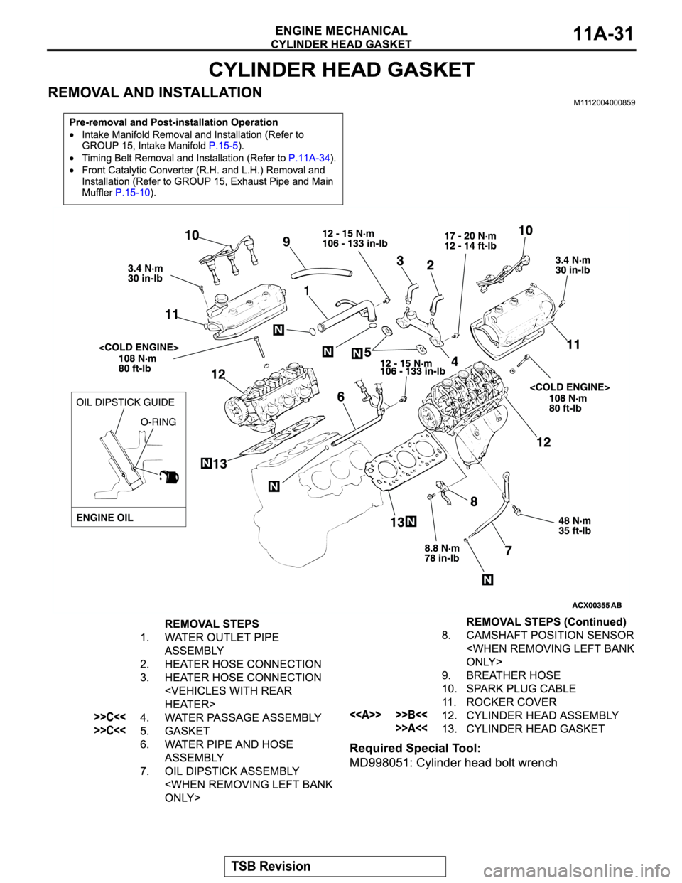 MITSUBISHI MONTERO SPORT 2004 Service Repair Manual MITSUBISHI MONTERO SPORT 2004 Service Repair Manual