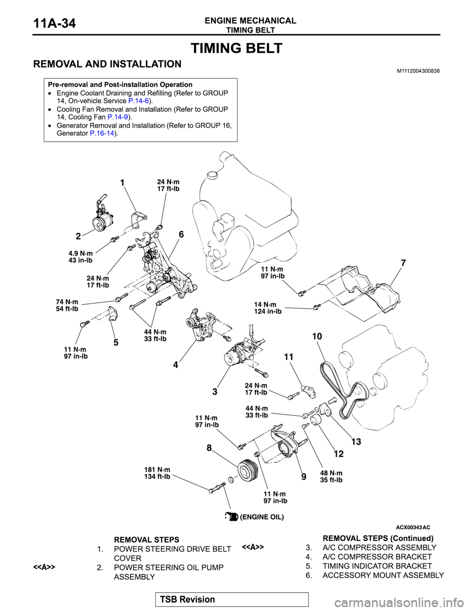MITSUBISHI MONTERO SPORT 2004  Service Repair Manual 