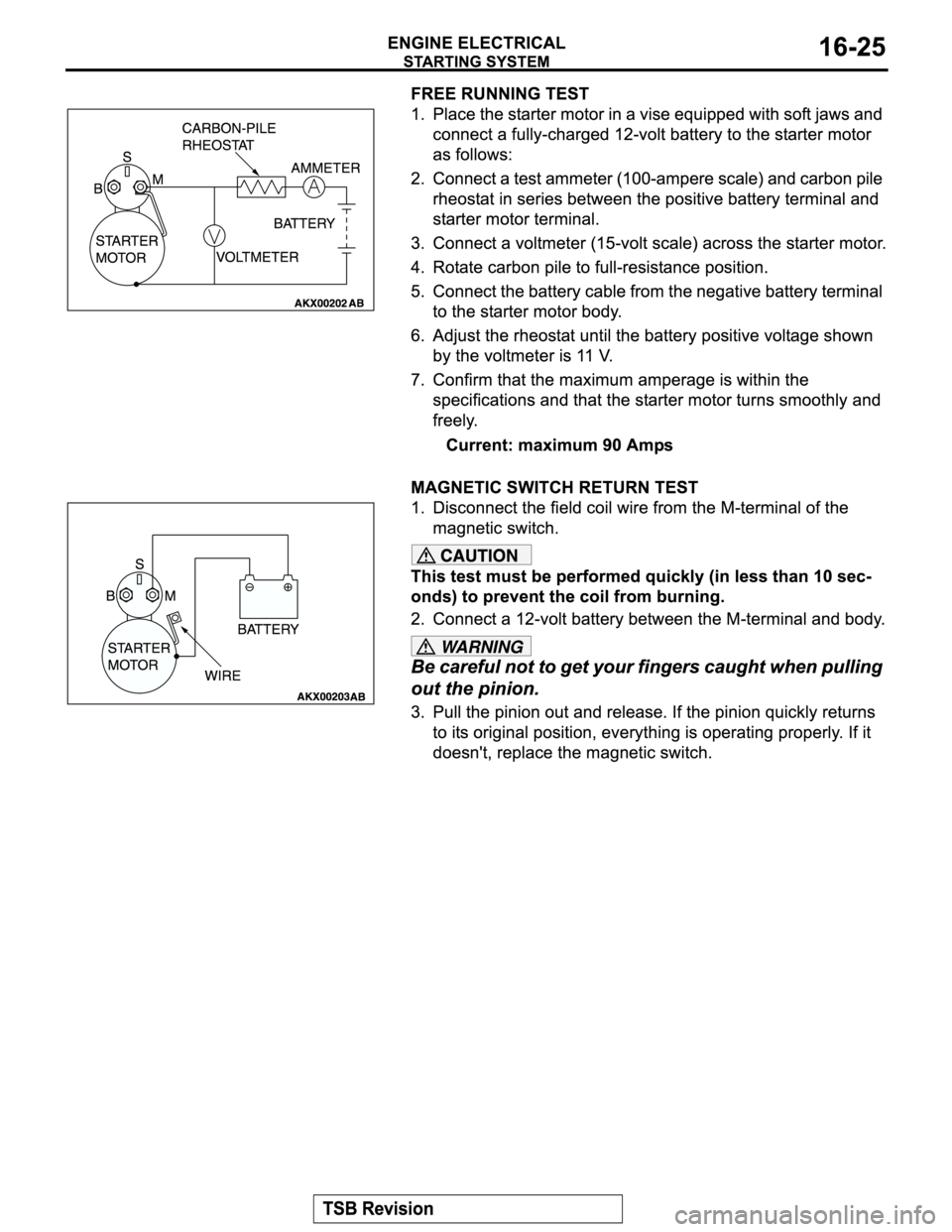 MITSUBISHI MONTERO SPORT 2004  Service Repair Manual WA R N I N G 